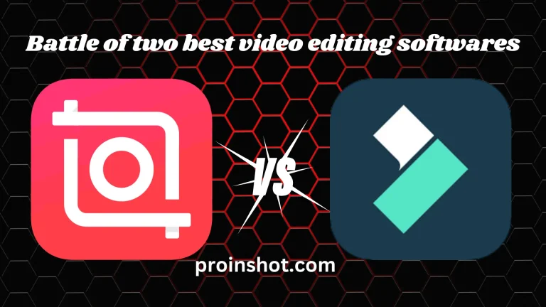 InShot VS Filmora battle of best video editing software